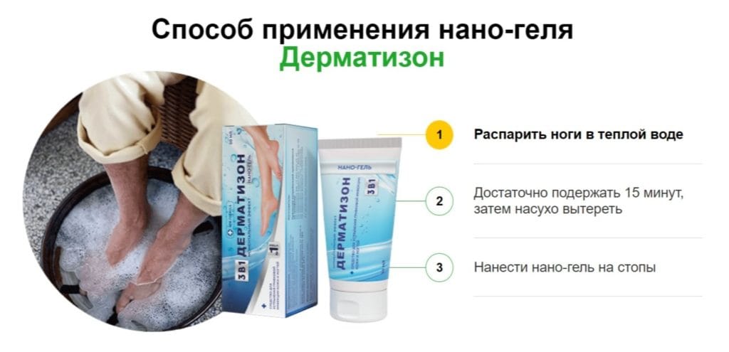 Дерматизон от грибка ногтей инструкция по применению