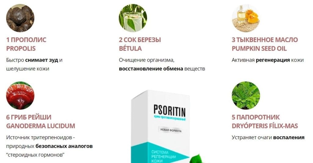 Псоритин от псориаза состав
