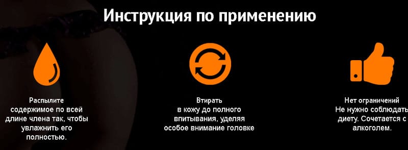 Спрей ДОМИНАТОР для мужчин инструкция